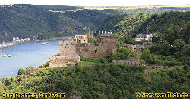 Zu den Schlosshotels in Deutschland gehrt die Burg Rheinfels.